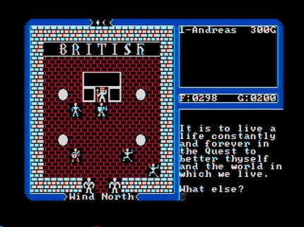 Ultima 4: Quest of the Avatar (1985) ist das erste PC-Rollenspiel mit einem Moralsystem.