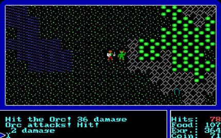 Zusammen mit Wizardry gehört Ultima (1981) zu den Urvätern des Rollenspiel-Genres.