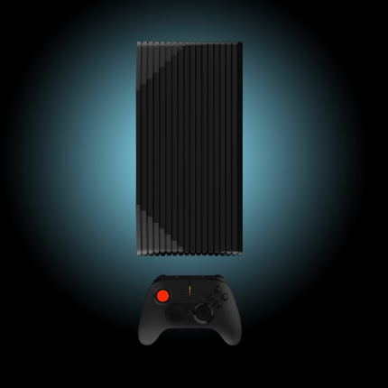 Dieses Bild verdeutlicht wie klein das neue Atari VCS ist.