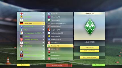 Ohne Fan-Patch sind die Namen der Teams verfremdet. Man erkennt aber trotzdem noch ganz gut, wer eigentlich gemeint ist.