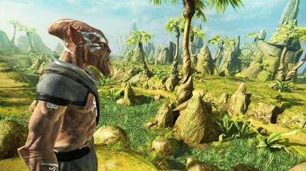 Die Bewohner von Adelpha haben eine eigene Kultur und Religion. Diese Stück für Stück kennenzulernen und zu entschlüsseln macht den Reiz von Outcast: Second Contact aus.&nbsp;