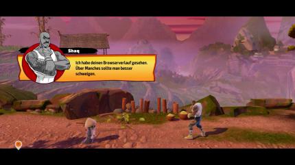 Vorsicht, der kommt flach! Einige der Sprüche in Shaq Fu: A Legend Reborn sind wirklich an der Grenze des guten Geschmacks.