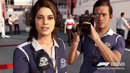 Kleinigkeiten wie Interviews oder Gespräche mit unserer Managerin haben das F1-Gefühl ordentlich aufgewertet.