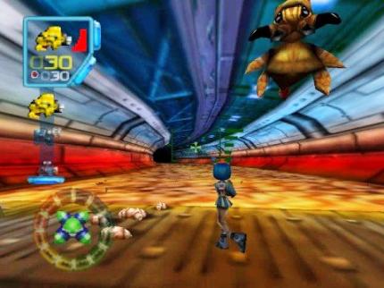 Die Spielwelten in Jet Force Gemini sind abwechslungsreich, strahlen aber immer die gleiche Atmosphäre einer dystopischen und kargen Zukunft aus.