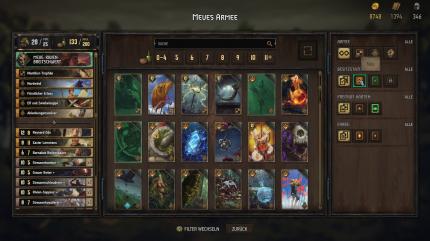 Wer gerne an seinem Kartendeck rumbastelt, kommt in Thronebreaker nur bedingt auf seine Kosten.
