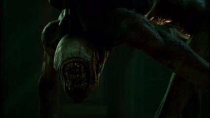 Der Schlurfer ist das erste Monster, auf das ihr trefft. Mit dem blinden interdimensionalen Wesen ist nicht zu Spaßen.
