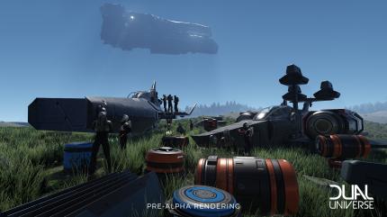 Dual Universe: Das Abbauen von Ressourcen ist ein wichtiger Teil in der Welt von Dual Universe.&nbsp;