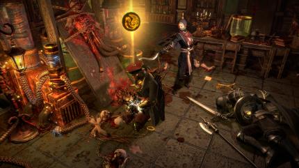 Jun Ortoi und ein Mitglied des Immortal Syndicate in der Betrayal League von Path of Exile