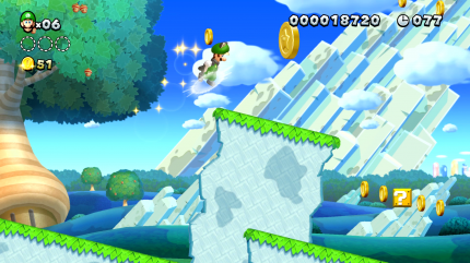 Bei den Levels von New Super Luigi U besteht die Herausforderung darin, die etwas anspruchsvollere Steuerung Luigis und das flottere Spieltempo zu meistern.