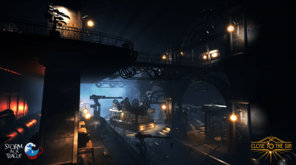 Die Entwickler beschreiben die Welt von Close to the Sun als ein Steampunk-Universum, nur eben mit Strom statt Dampf.