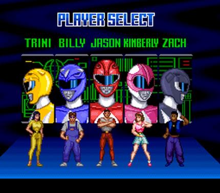 Der erste Auftritt der hyperaktiven Power Rangers in einem Videospiel: Mighty Morphin Power Rangers (1994).&nbsp;