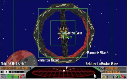 Das Design der Orbitalstationen erinnert seit <em>Frontier: Elite 2</em> auch von der Form her an Stanley Kubricks Science-Fiction-Filmklassiker <em>2001: Odyssee im Weltraum</em>.