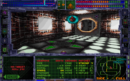Beeindruckende Textur-Vielfalt: System Shock besaß damals einen extrem ungewöhnlichen Look und erlaubte beispielsweise auch runde Türen.