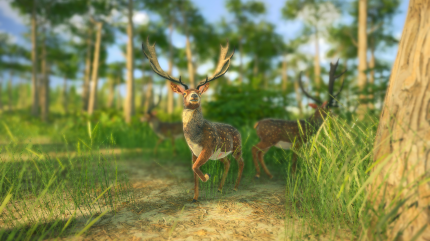 Die Tierwelt ist nicht nur schmückendes Beiwerk, sondern dient als Rohstoff-Lieferant, der mit seiner eigenen Simulation eines Lebenszyklus ausgestattet ist.