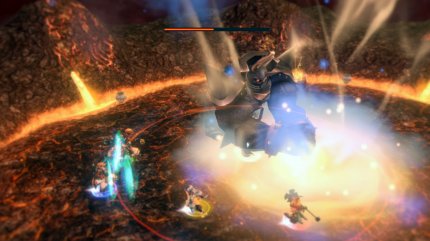Gemeinsam stellt sich die Karawane auch großen Obermotzen wie diesem hier in diversen Dungeons.&nbsp;