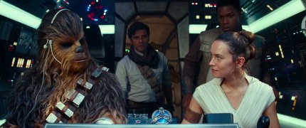 Rey, Finn, Poe und Chewbacca sind natürlich auch in Star Wars: Episode 9 wieder dabei.