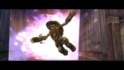 Gerade noch: Stranger schafft es, einer Explosion zu entkommen. In solchen Szenen sieht man trotz HD-Überarbeitung dem Spiel sein Alter an.