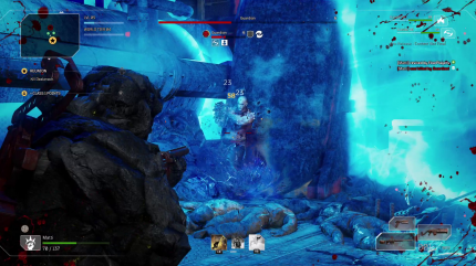Am Ende einer Mission erwartet uns ein Bossgegner. Beim Event machte der erste große Fiesling zwar nicht allzu viel Schaden, hatte aber viel zu viel Lebensenergie.