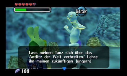 Majora’s Mask treibt auf die Spitze, was in Ocarina of Time bereits anklang und füllt die Spielwelt mit Unmengen an ebenso durchgeknallten wie interessanten NPCs.