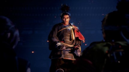 Oda Nobunaga vor Sternenhimmel.