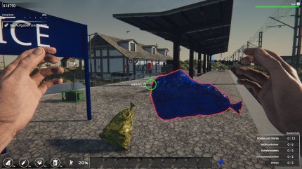Im Spiel muss der Müll fein säuberlich getrennt und dann in die ensptrechenden Container geladen werden.