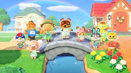Heile Welt in Animal Crossing: New Horizons – die niedliche Lebenssimulation half anscheinend vielen über die Ausgangsbeschränkungen hinweg.