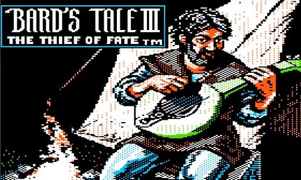 Das Titelbild von The Bard‘s Tale 3: The Thief of Fate gehörte zu den schönsten Grafiken, die je auf dem Apple II zu sehen waren.