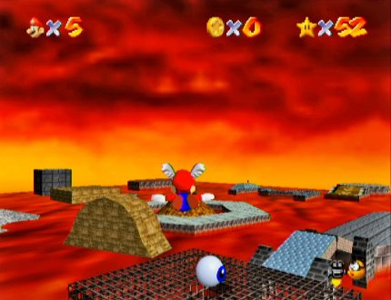 Die drei Kappen-Power-ups, allen voran die Flügelmütze, helfen einem, die Welten deutlich schneller zu erforschen und Hindernisse deutlich leichter zu bewältigen.