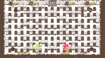 In Arenen wie dieser sprudeln nostalgische Erinnerungen an Bomberman nur so über.