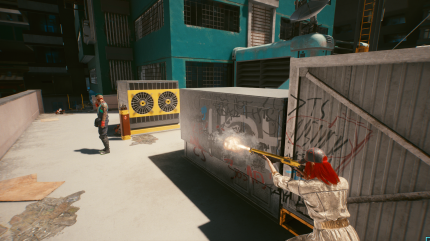 Cyberpunk 2077 - dieses Bild entstand im Fotomodus (bei der PC-Version Taste N drücken)