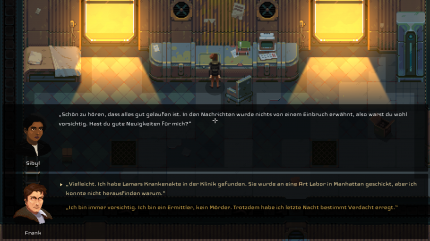 In den Dialog-Optionen sollten wir uns besser zwei Mal überlegen was wir auswählen. Die verschiedenen Antworten können den Lauf der Geschichte ändern.