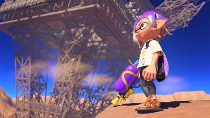 Dass Splatoon in der Postapokalypse spielt, wissen wir schon länger, diesmal gibt’s auch visuelle Beweise – hallo Eiffelturm!