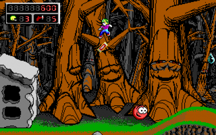 Commander Keen 4: Secret of the Oracle (Dezember 1991) bildet den Auftakt der zweiten Commander-Keen-Reihe für Apogee. Wichtige Neuerungen sind schräg verlaufende Rampen, Parallax Scrolling und Soundkarten-Unterstützung. <br> <br> &nbsp;