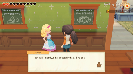 Die Dialoge sind leider nicht das Gelbe vom Ei.
