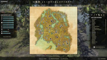 TESO: Blackwood im Test - Im Dunkelforst könnt ihr wieder jede Menge entdecken.