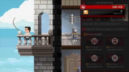 Für die Online-Lobby könnt ihr euren Pixel-Avatar anpassen. Um neue Outfits zu bekommen, müsst ihr angeln.