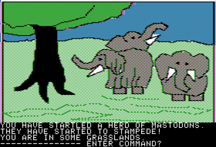 Time Zone (1982) bestand aus ca. 1400 Bildschirmen. Zur Einordnung: Konkurrierende Adventures jener Zeit hatten im Schnitt nur knapp 90 Bildschirme.<br> &nbsp;