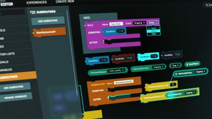 Im Logic Editor können sich alle Enthusiasten noch einmal richtig austoben und ihren Spielmodus feintunen.