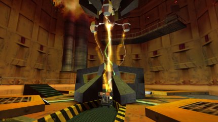 So fing alles an: Zu Beginn von Half-Life schiebt Forscher Gordon Freeman einen Container mit unbekannter Materie in einen Energiestrahl. Das öffnet ein Tor in die Dimension Xen und vernichtet Teile der Forschungsstation Black Mesa.