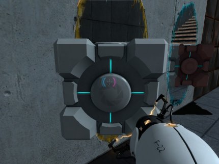 Auch in Portal und dem Nachfolger Portal 2 spielen Physikeffekte eine gewaltige Rolle: Von den Portalen selbst bis hin zu Schwerkrafteffekten und anderen Funktionen greift Valve hier auf die volle Palette Gameplay-Tricks zurück.