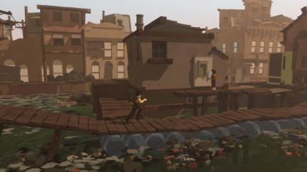 Aufwühlendes Serious Game: Im kostenlosen Steam-Puzzle-Plattformer Plasticity bahnt sich die junge Noa einen Weg durch ihre zugemüllte Heimat.