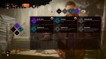Sobald ihr weit genug im Spiel vorangeschritten seid, könnt ihr Waffen, Tafeln und Siegel mithilfe eures gesammelten Residuums dauerhaft behalten.