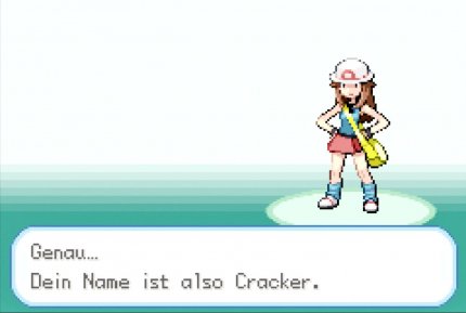 Nachdem Kristall die erste weibliche Protagonistin an den Start brachte, haben Feuerrot und Blattgrün dieses Feature glücklicherweise fortgeführt.