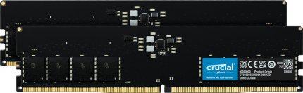 DDR5 RAM von Crucial - aktuell ist daneben nur noch DDR5-RAM von Kingston gelistet, aber die Riegel beider Hersteller sind derzeit ausverkauft.