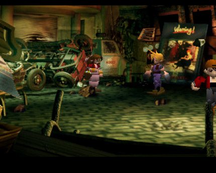 Wunderschön, aber ein Speicherfresser: Die aufwendig gezeichneten Hintergründe verliehen Final Fantasy 7 eine ganz eigene Atmosphäre.&nbsp; (1)