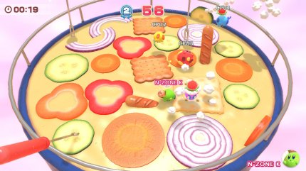 Ob Schokotorte oder Käsefondue - kein Gericht ist vor Kirby sicher!