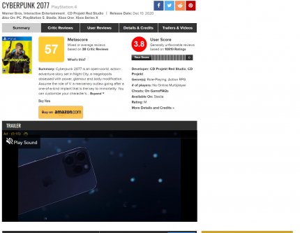 Cyberpunk 2077 war gerade auf der alten Konsolengeneration ein Totalschaden. Dieser Metacritic-Absturz hätte die Belegschaft eigentlich ihren hart erarbeiteten Bonus gekostet. Aber aufgrund der Umstände gab CD Projekt Red schlussendlich nach und zahlte dennoch.&nbsp;
