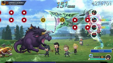 Final Fantasy + Musikspiel = Großartige Unterhaltung für JRPG-Fans!