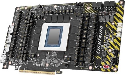 Die GeForce RTX 5090 32G LIGHTNING von MSI verfügt über eine Stromversorgung, die für professionelles Overclocking entwickelt wurde.
