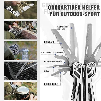 Das Mossy Oak bietet verschiedene Funktionen.